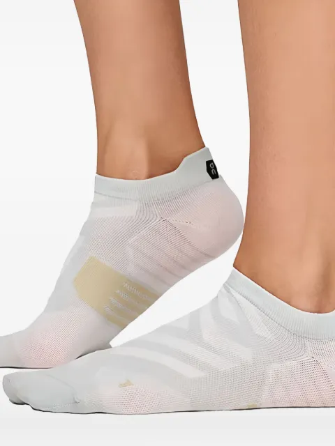 On  low-top performance socks