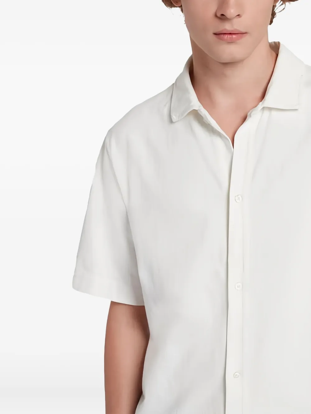 7 For All Mankind overhemd met korte mouwen Wit