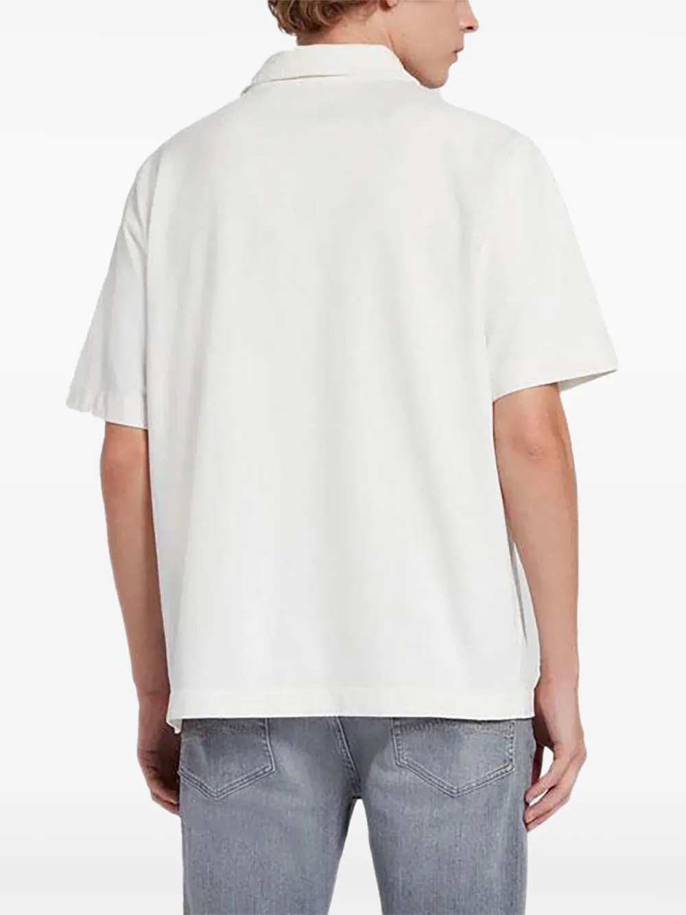 7 For All Mankind overhemd met korte mouwen Wit