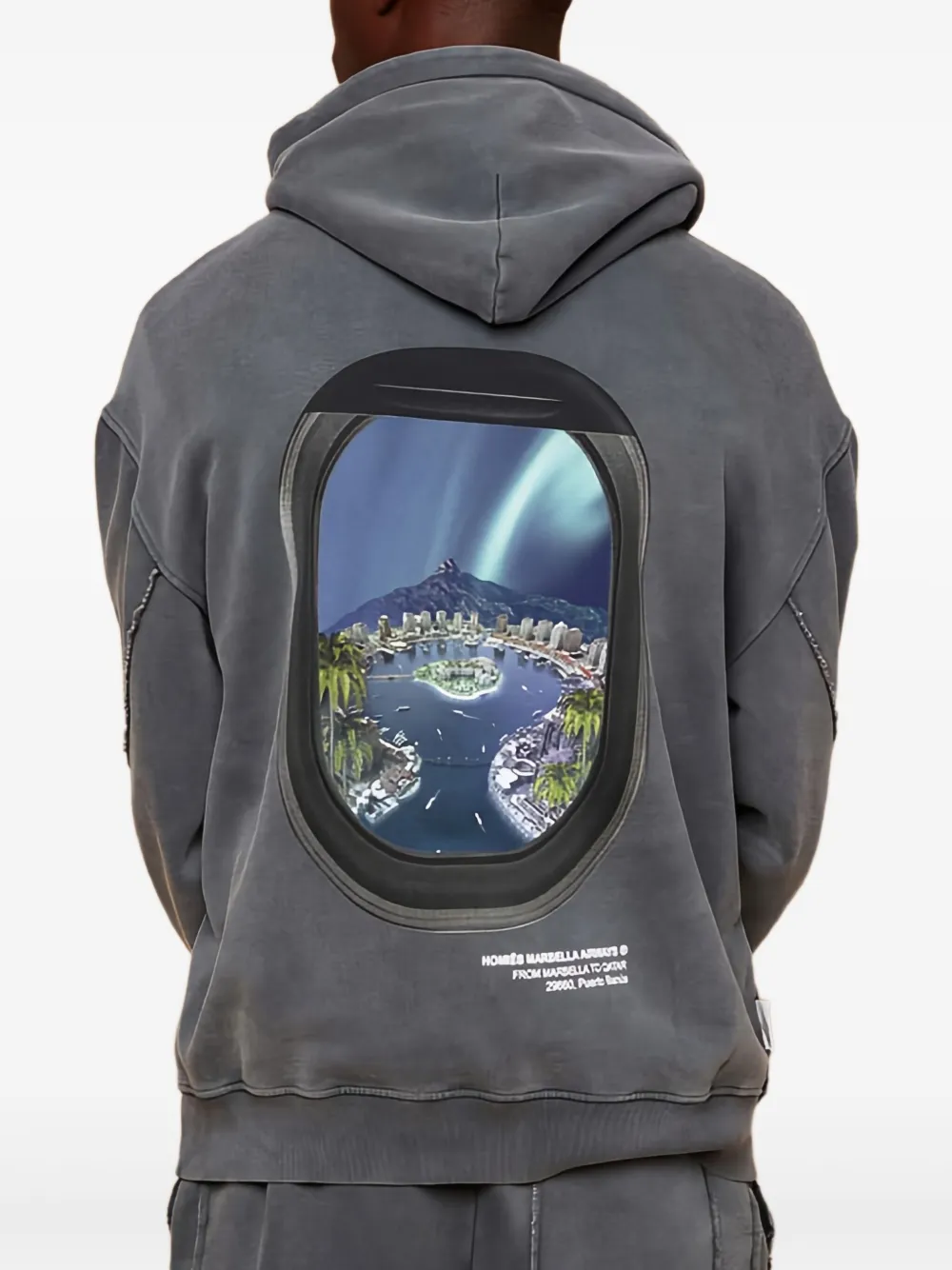 HOMIES MARBELLA Videogame katoenen hoodie Grijs