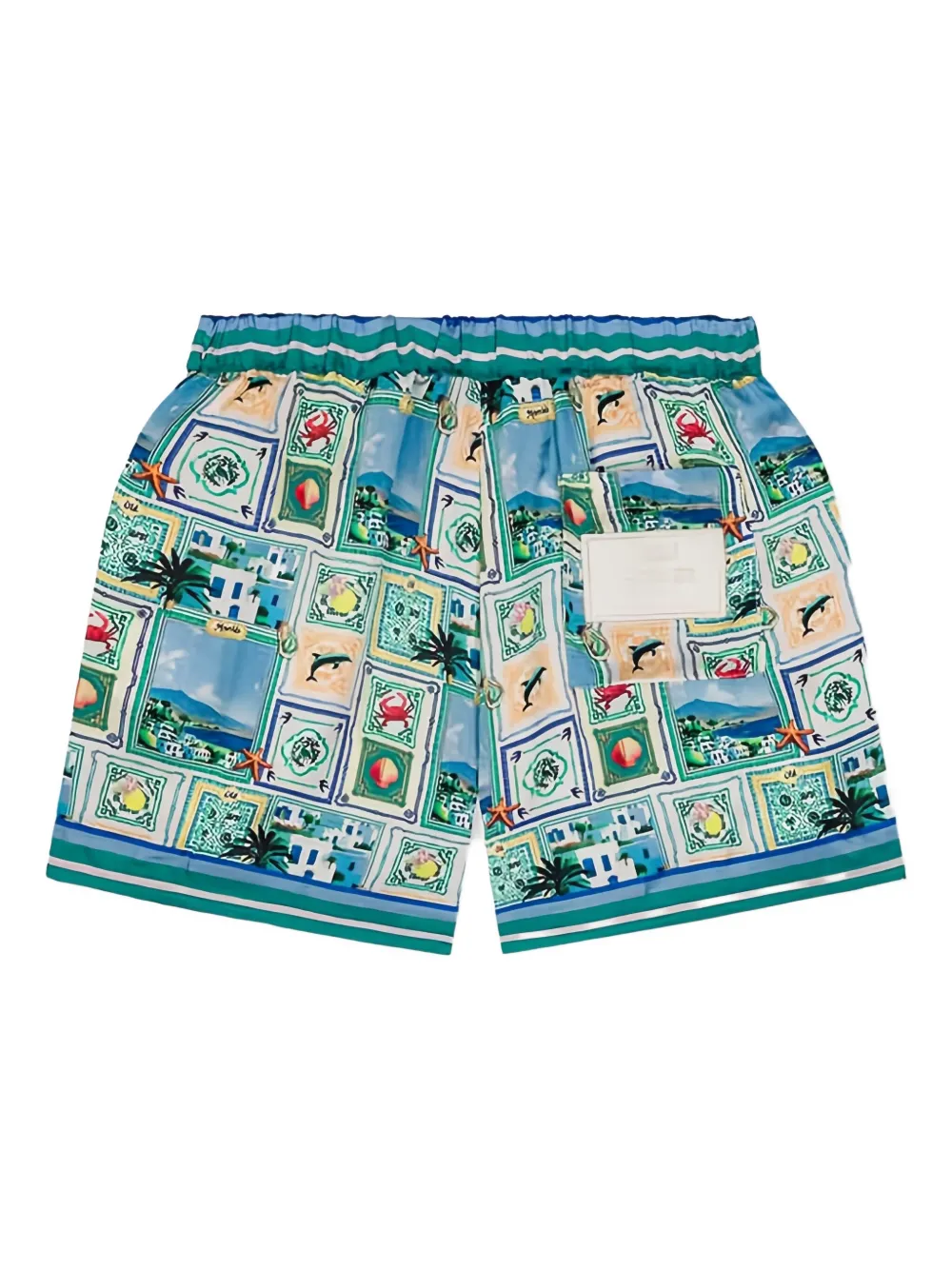 HOMIES MARBELLA  Puerto Banus patterned shorts | Girls Casual Shorts | Image 2