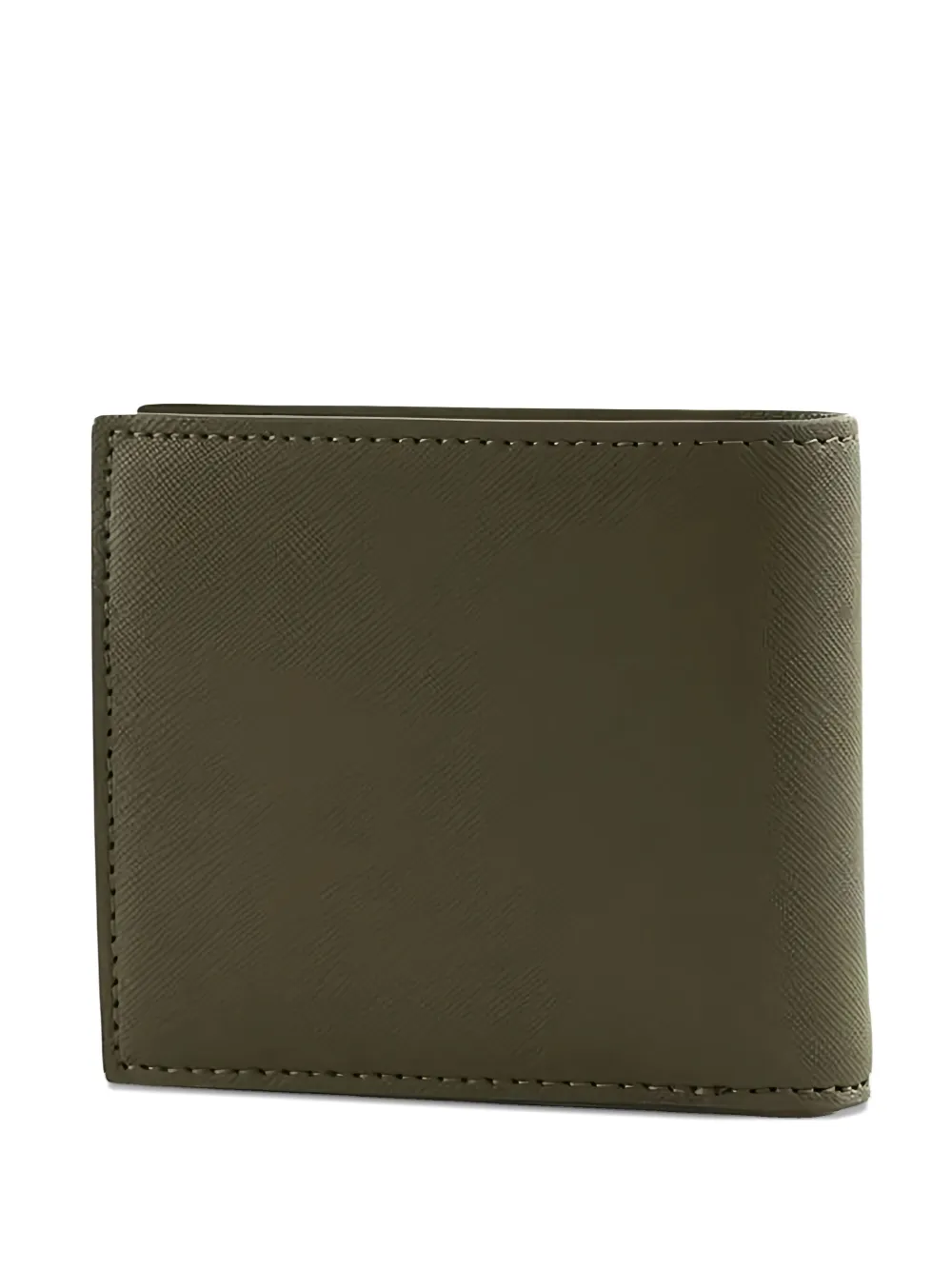 Hugo Boss Logo-plaque Bi-fold Wallet In Green