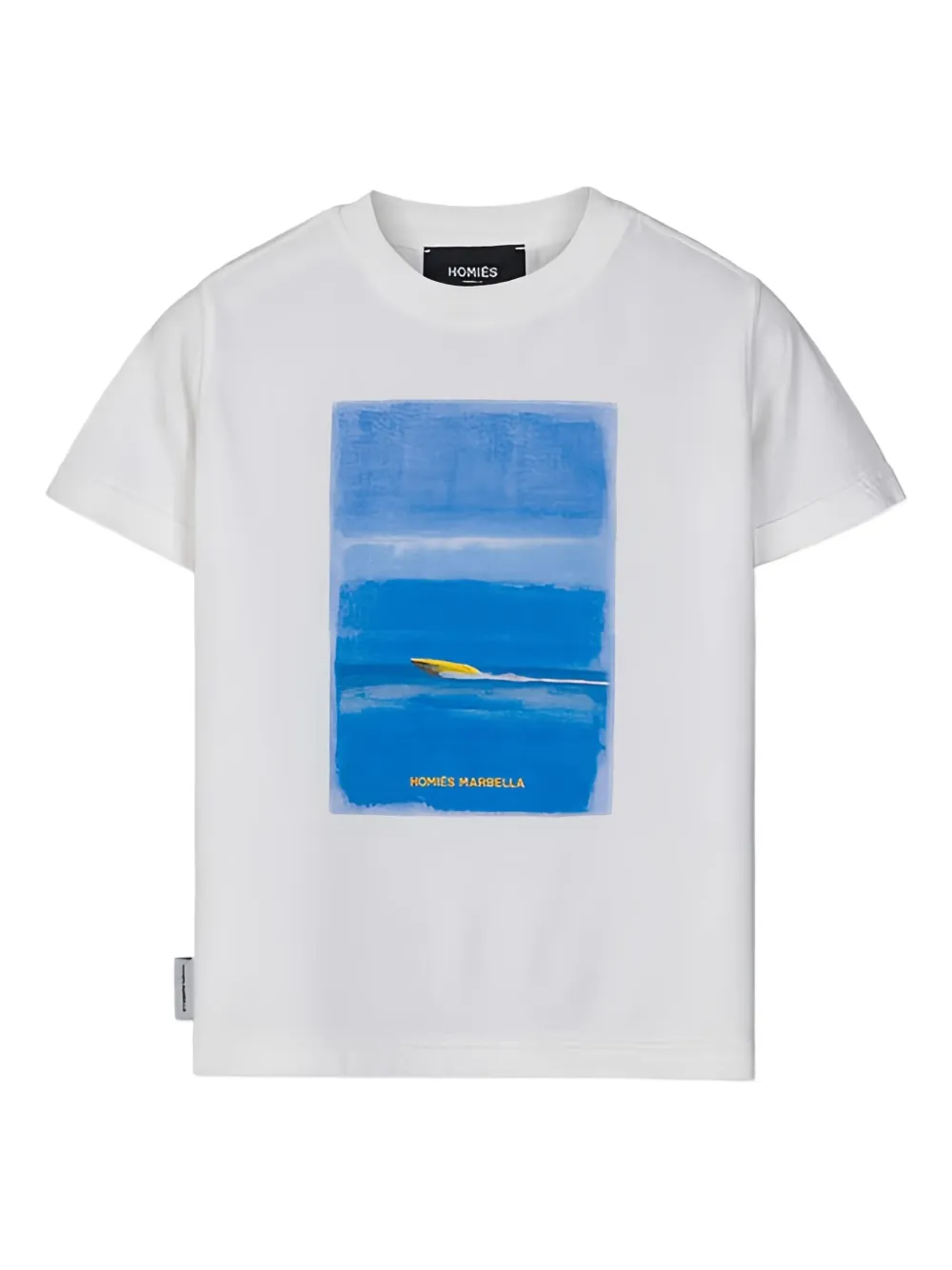 HOMIES MARBELLA T-shirt con stampa grafica Lancha - Bianco