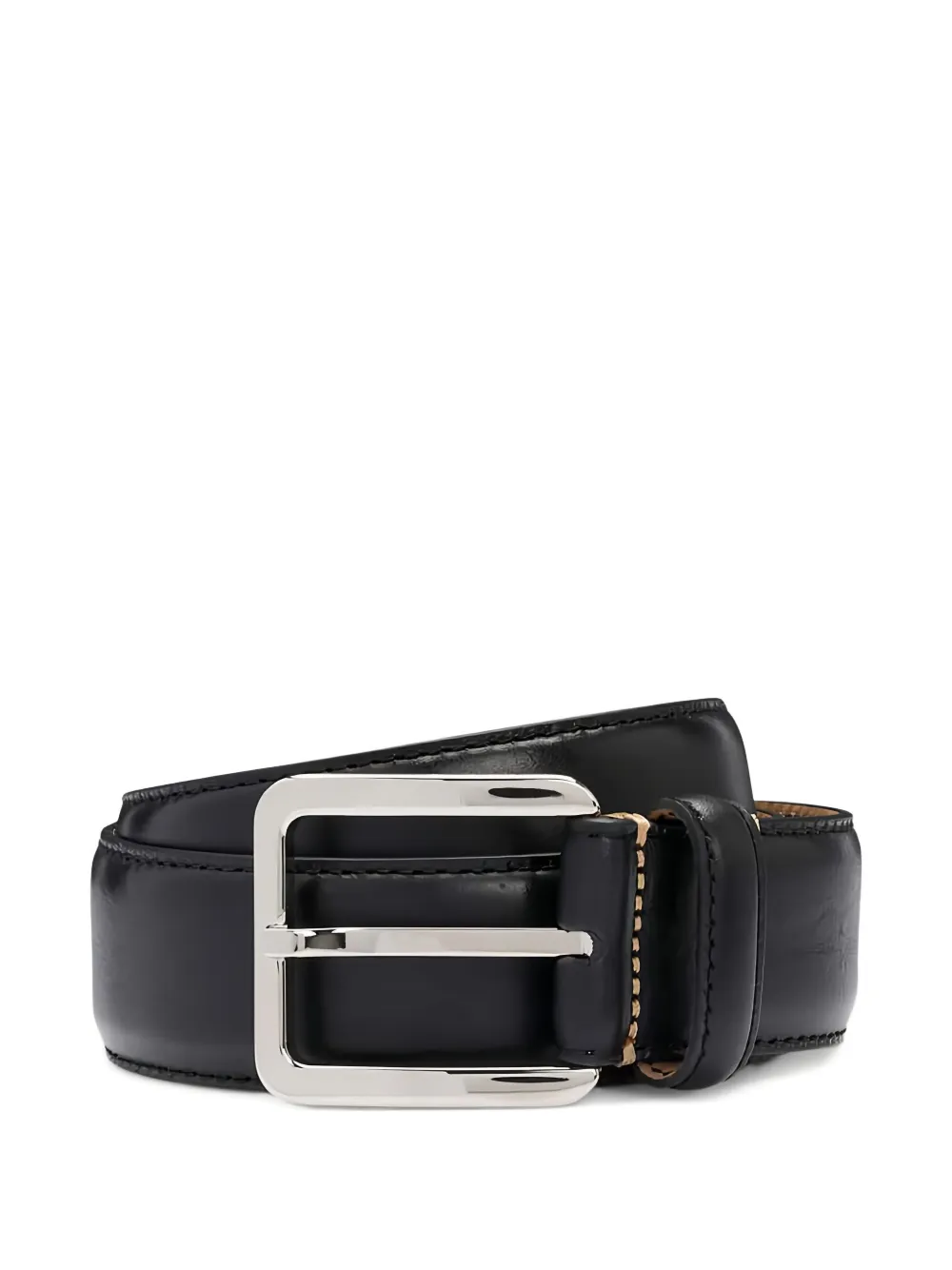 BOSS cinturón con hebilla cuadrada | negro | Image 1