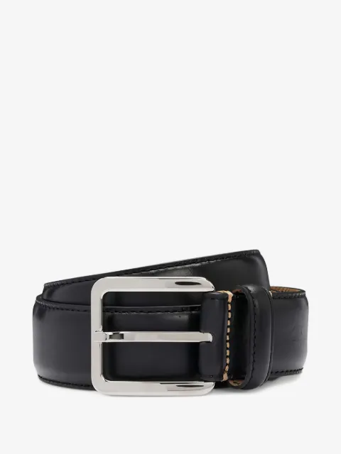 BOSS Square Buckle Leather Belt