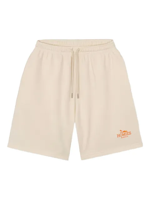 HOMIES MARBELLA  logo-embroidered drawstring shorts