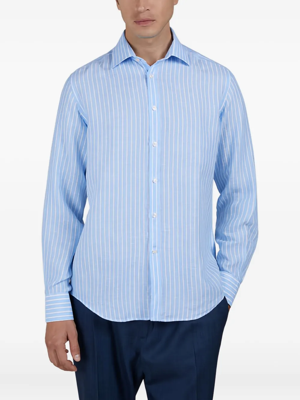 Paul & Shark Gestreept overhemd Blauw