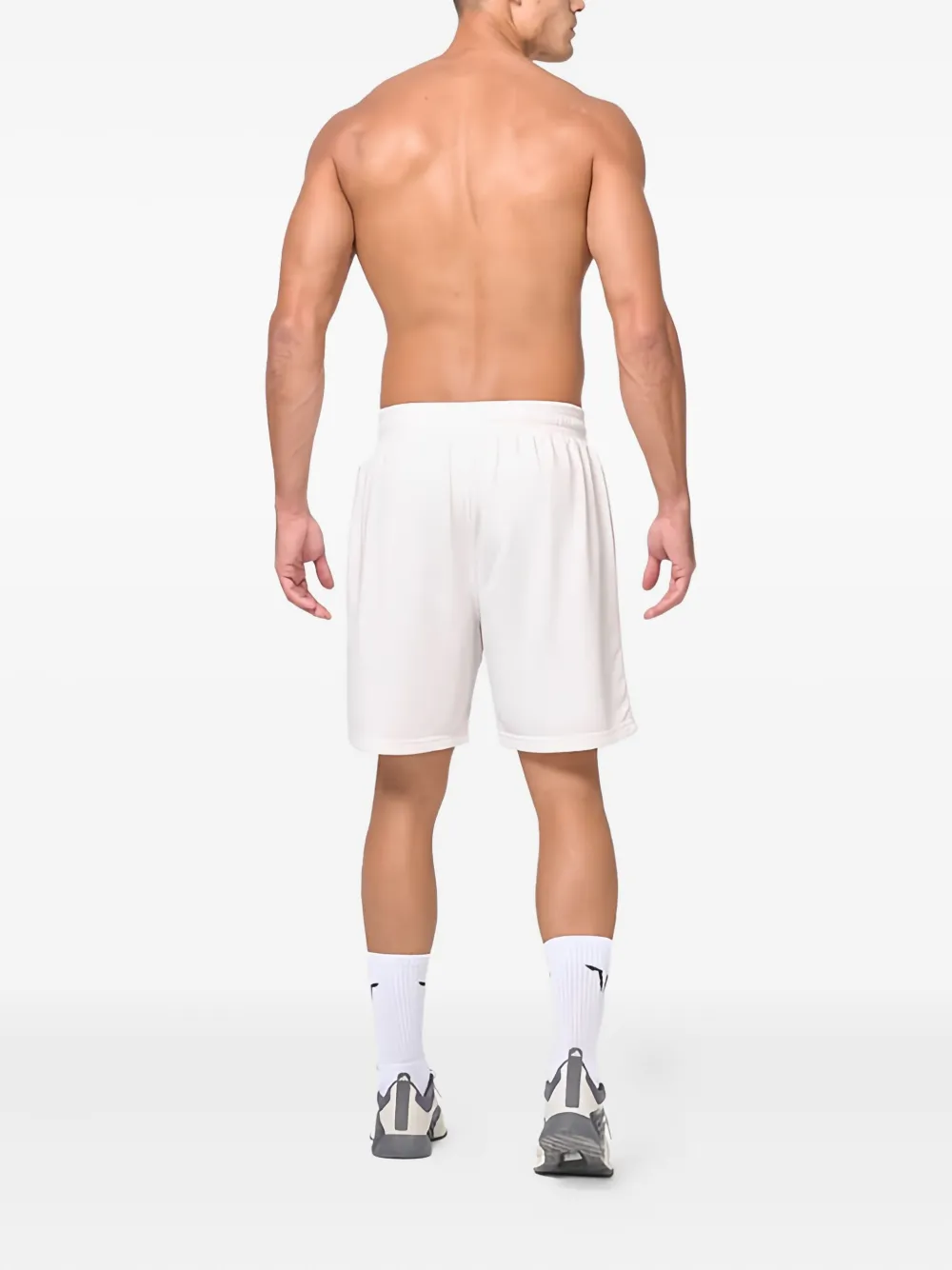 Squatwolf Drawstring Logo Shorts In White