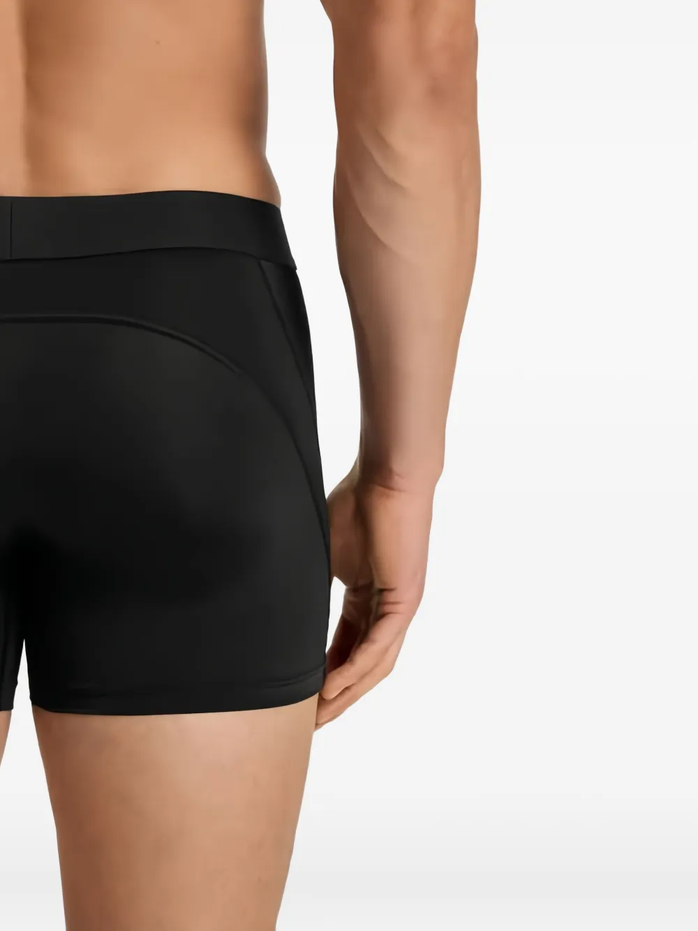 BOSS Drie boxershorts met logo Zwart