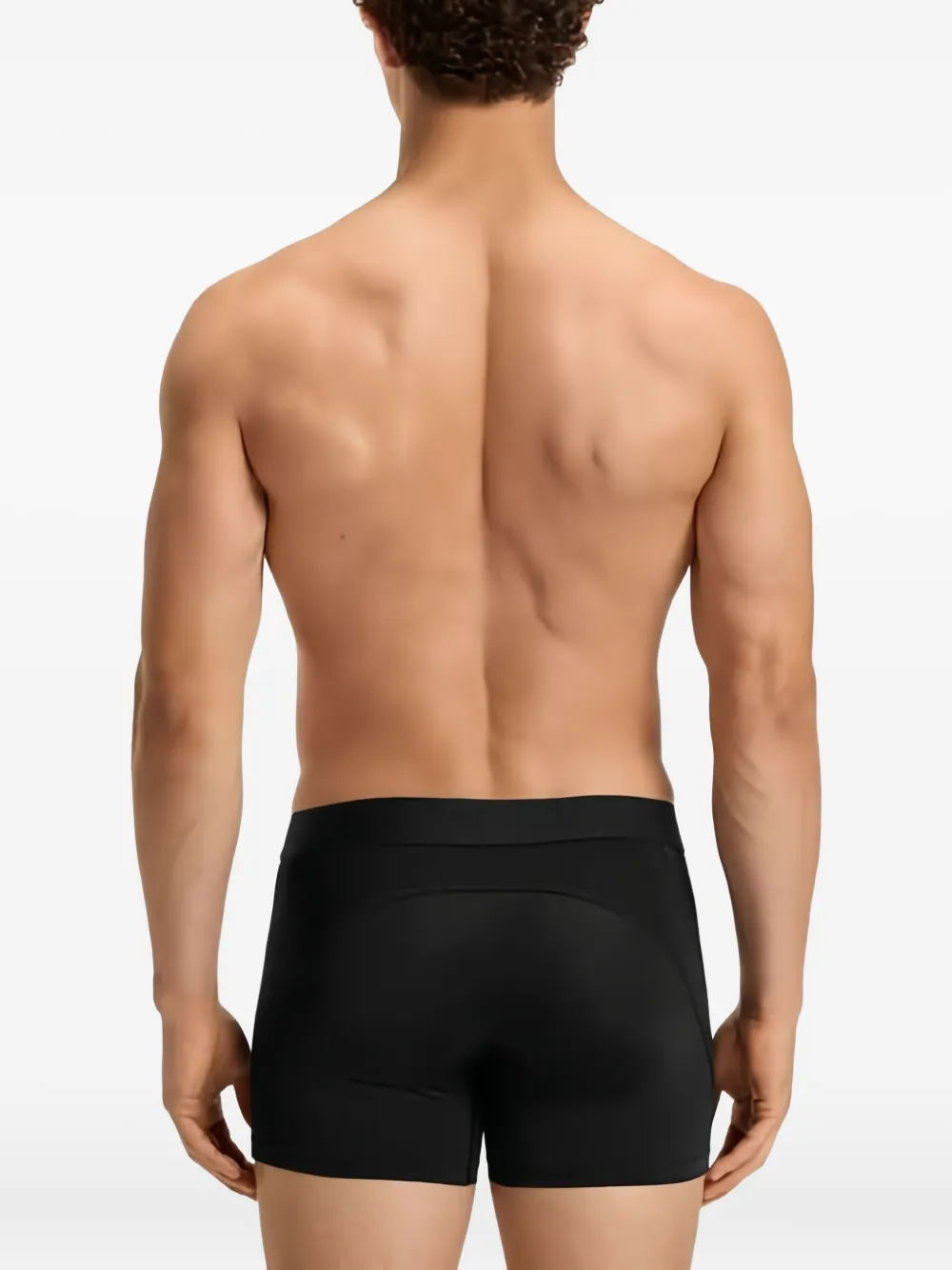 BOSS Drie boxershorts met logo Zwart