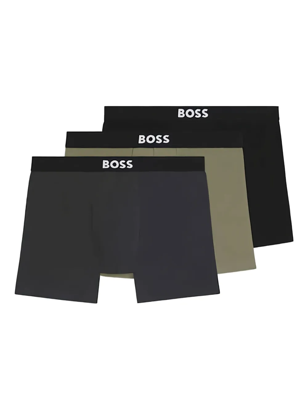 BOSS logo boxers (pack of three) | Black | Image 1