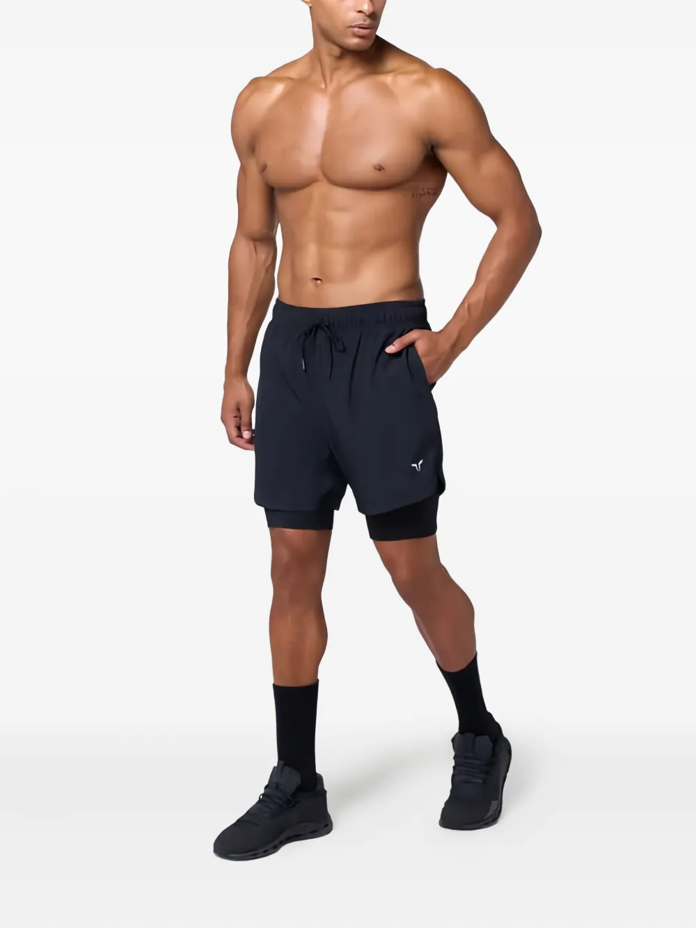 Squatwolf Drawstring Shorts In Blue