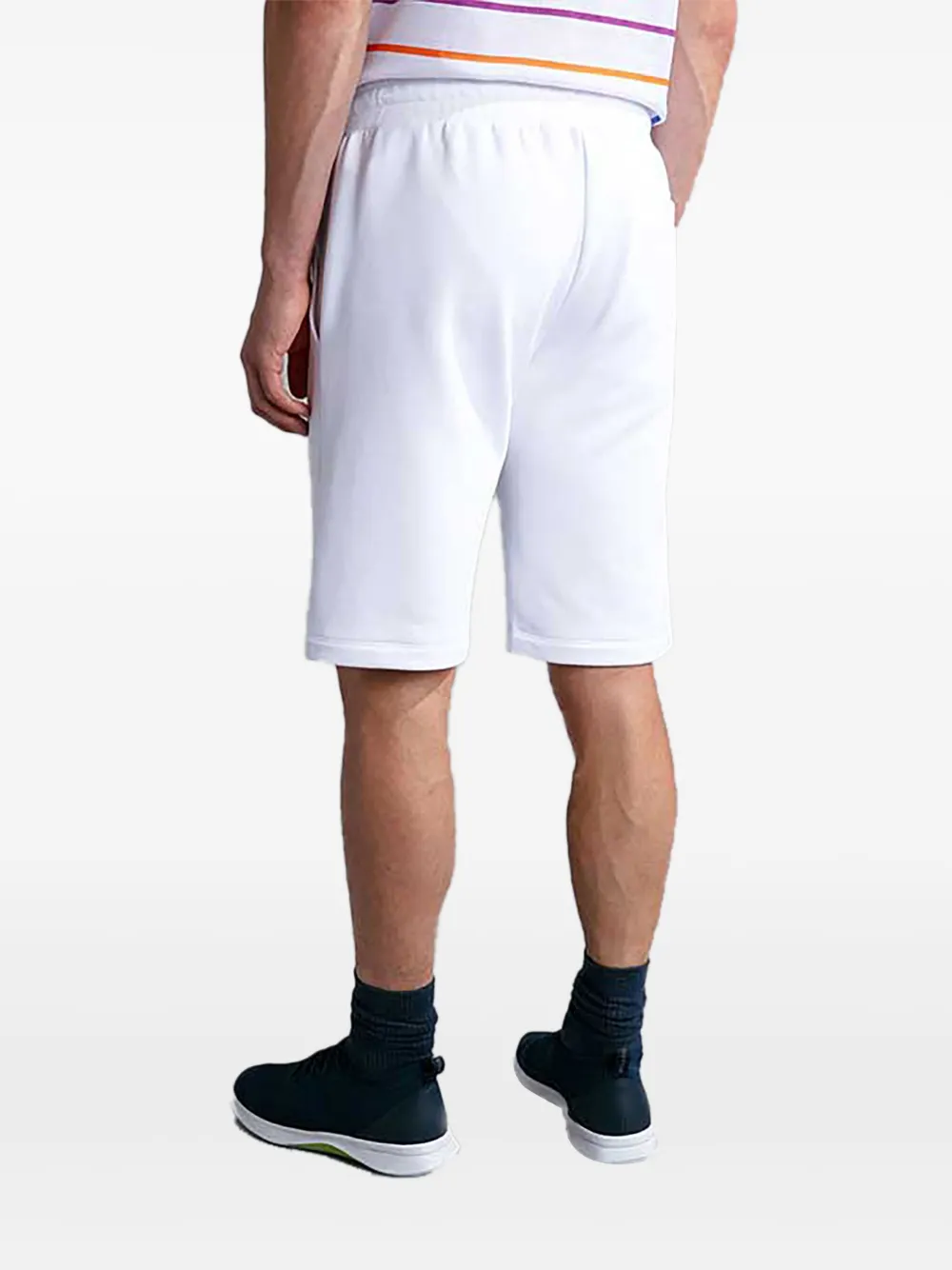 Paul & Shark Bermuda shorts met trekkoord Wit