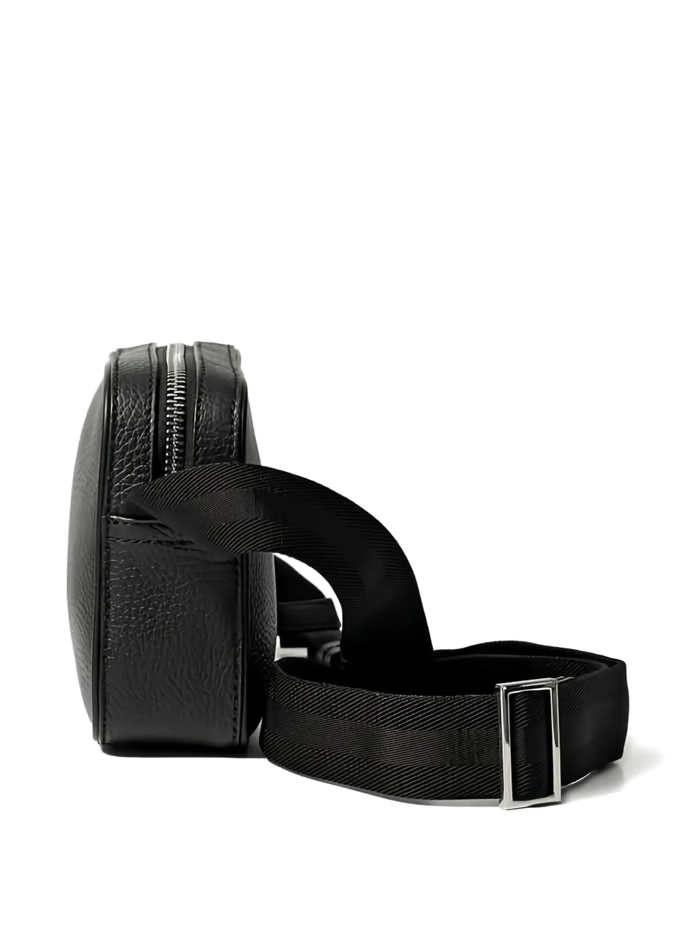 Hugo Boss Zip Crossbody Bag In Black