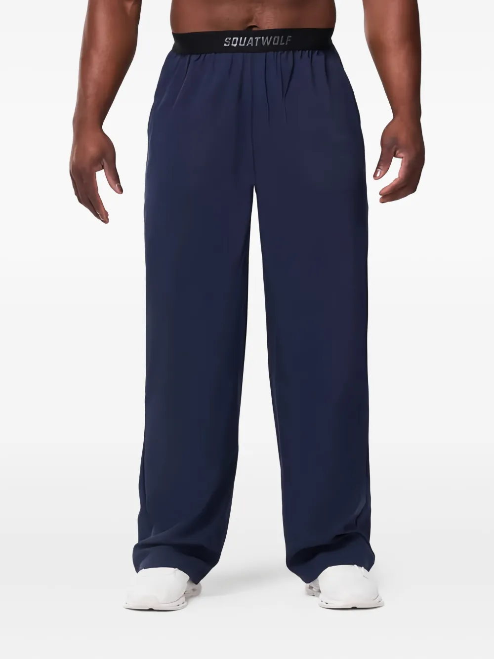 SQUATWOLF stretch woven jogger trousers | Blue | Image 1