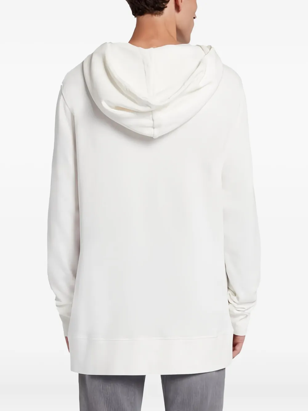 7 For All Mankind Hoodie met trekkoord Wit