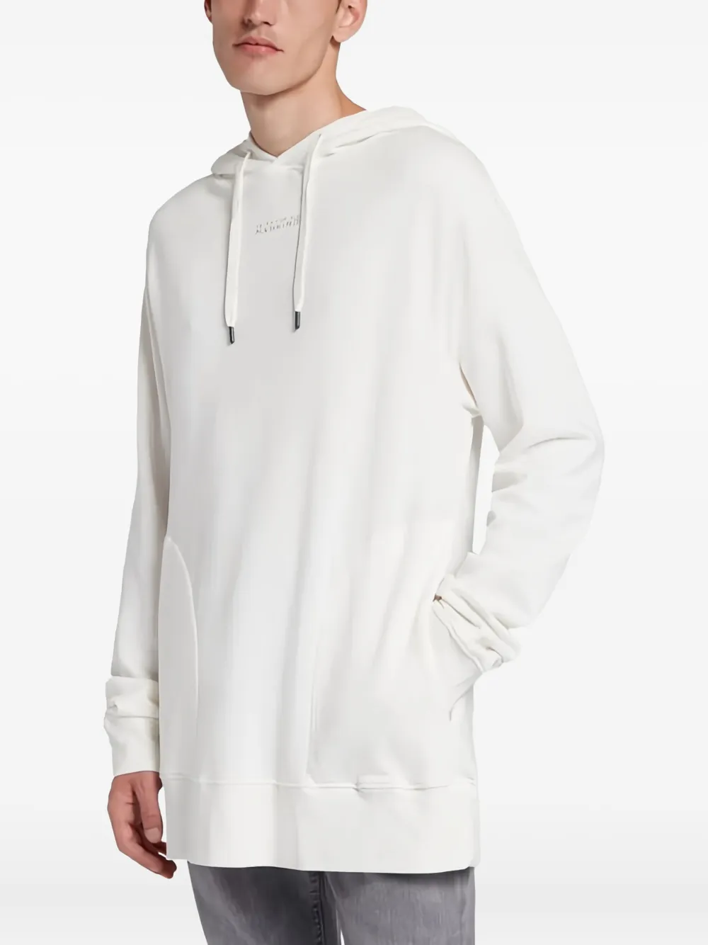 7 For All Mankind drawstring hoodie | White | Image 1