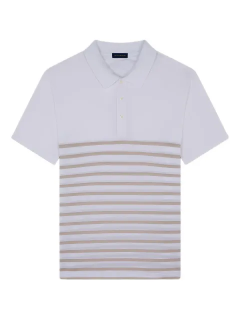 Paul & Shark striped knitted polo shirt