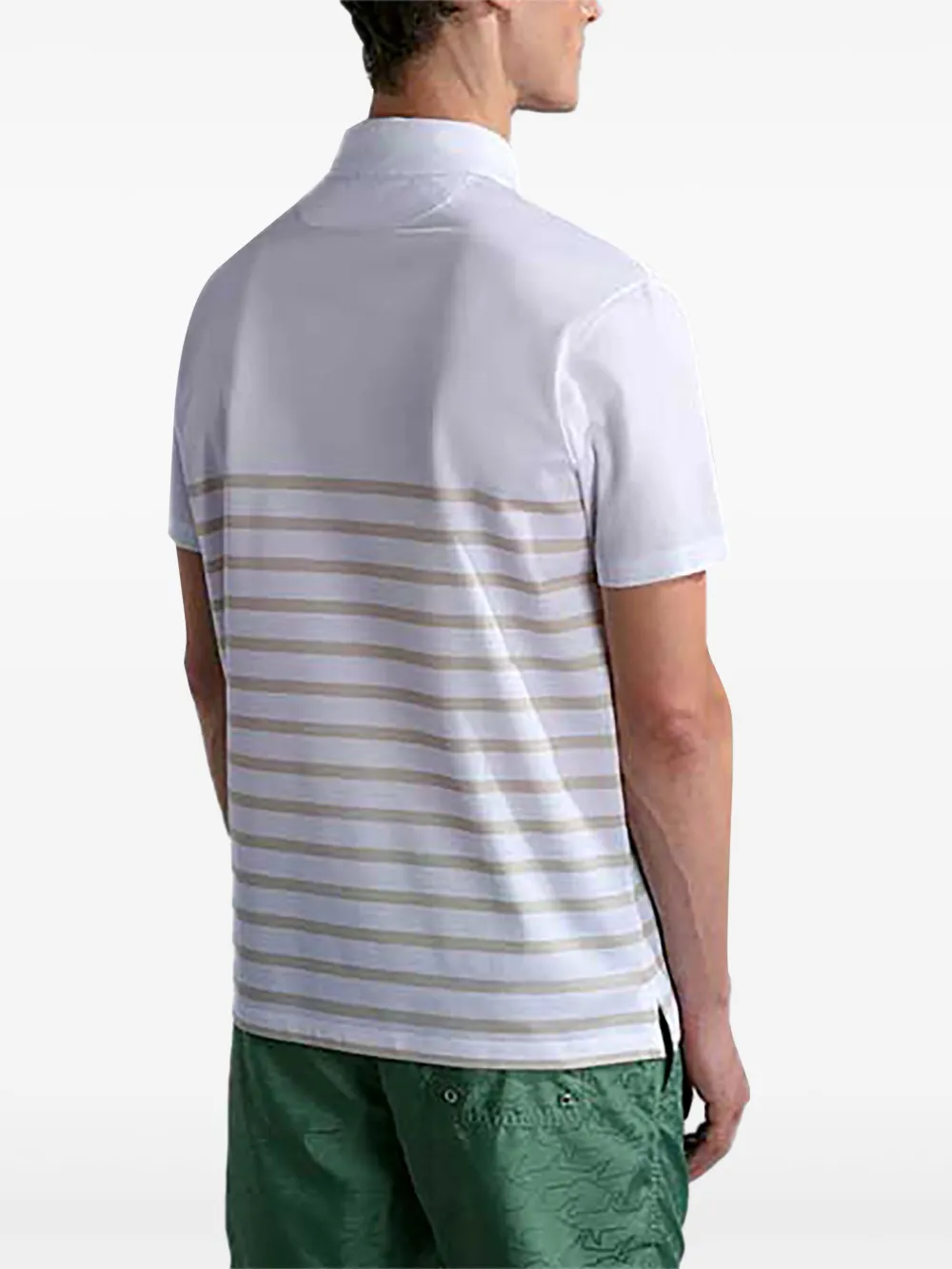 Paul & Shark Gestreept poloshirt Wit