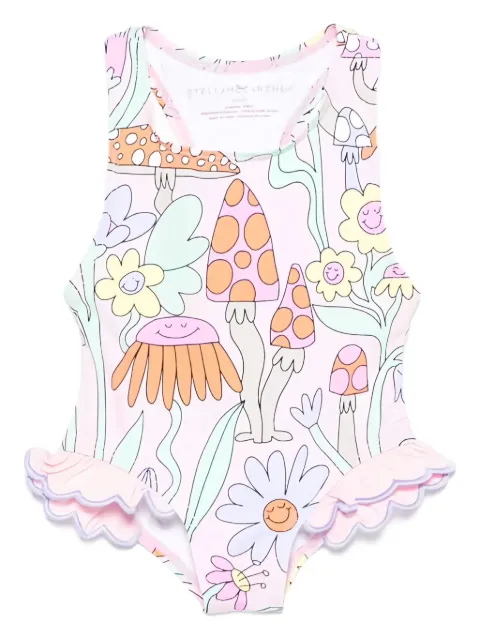 Stella McCartney Kids Woodland-print swimsuit