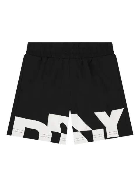 Dkny Kids logo-print swimming shorts