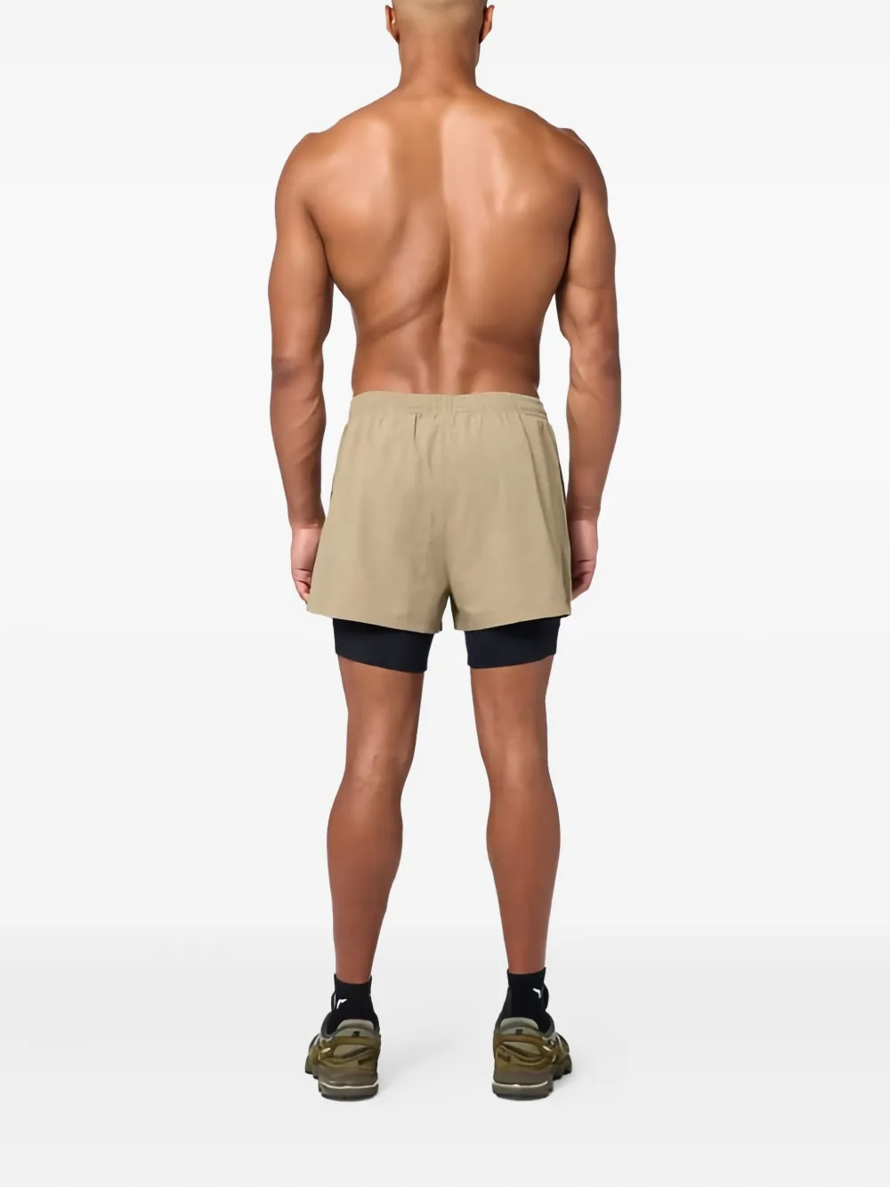 Squatwolf Mesh 2-in-1 Logo-detail Shorts In Green