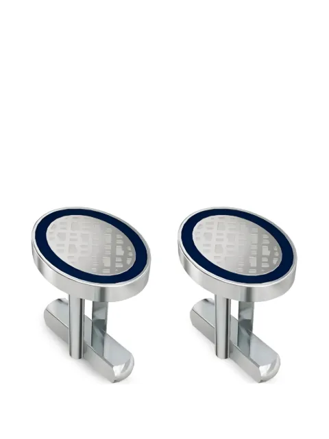 BOSS oval-shape cufflinks