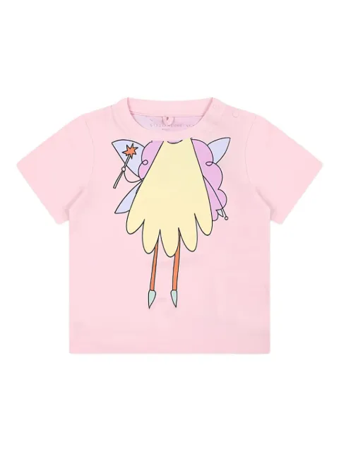 Stella McCartney Kids playera con estampado de hada