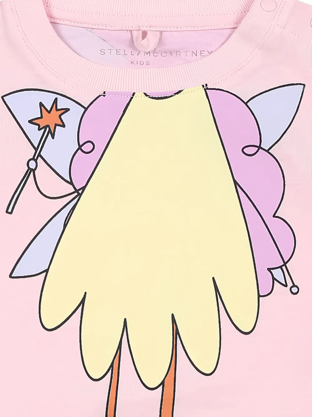 Stella McCartney Kids T-shirt met print Roze