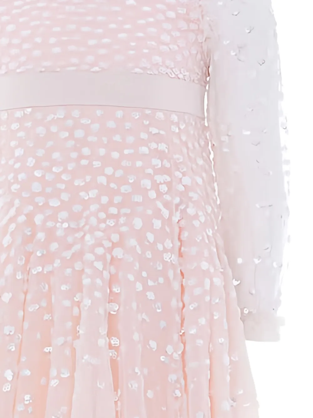 NEEDLE & THREAD KIDS Rok verfraaid met pailletten Roze