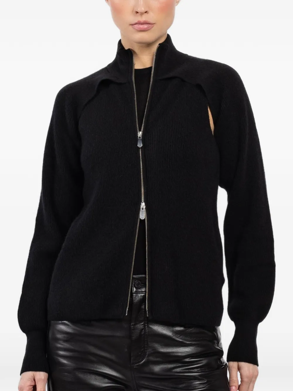 Zip-Up Long-Sleeve Jacket