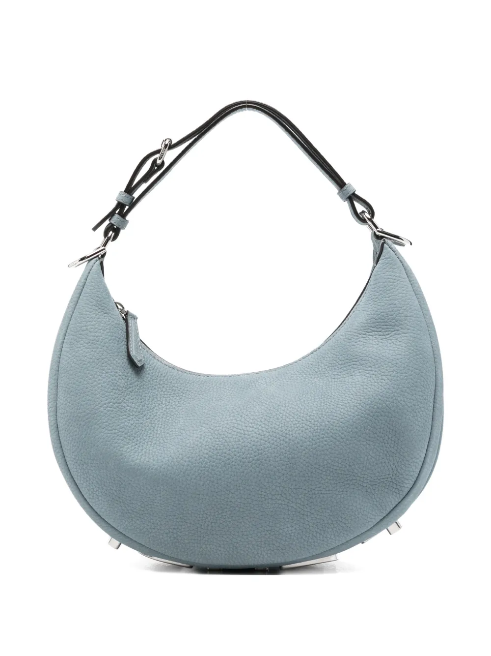 FENDI small Fendigraphy leather tote bag - Blu