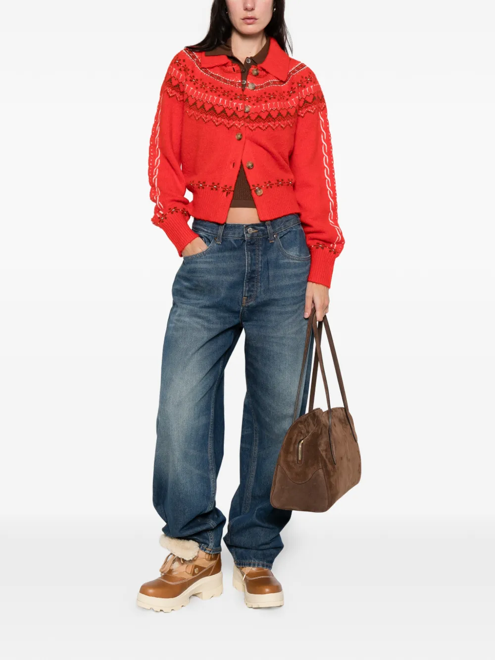 Guest In Residence Cloud Chalet button-front cardigan | Cárdigans | Image 2