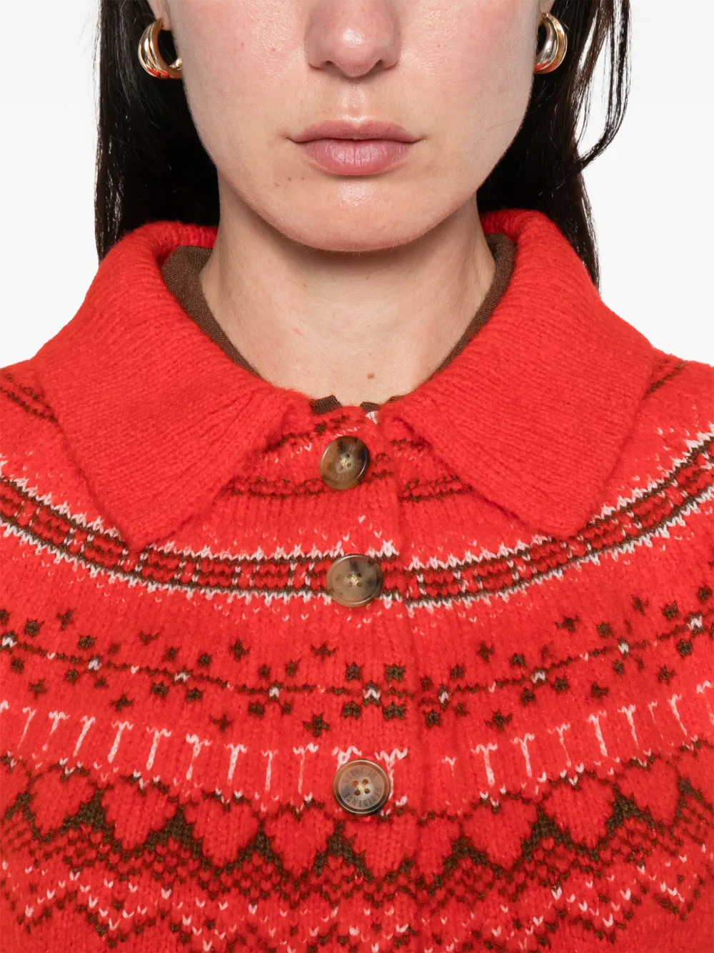 Guest In Residence Cloud Chalet vest Rood