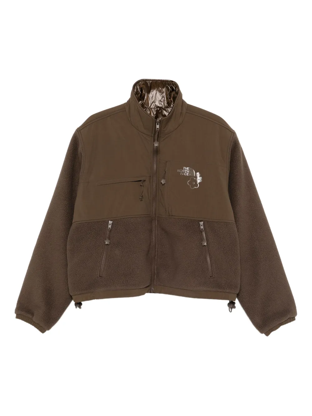 Cecilie Bahnsen x The North Face zip fleece jacket - ブラウン