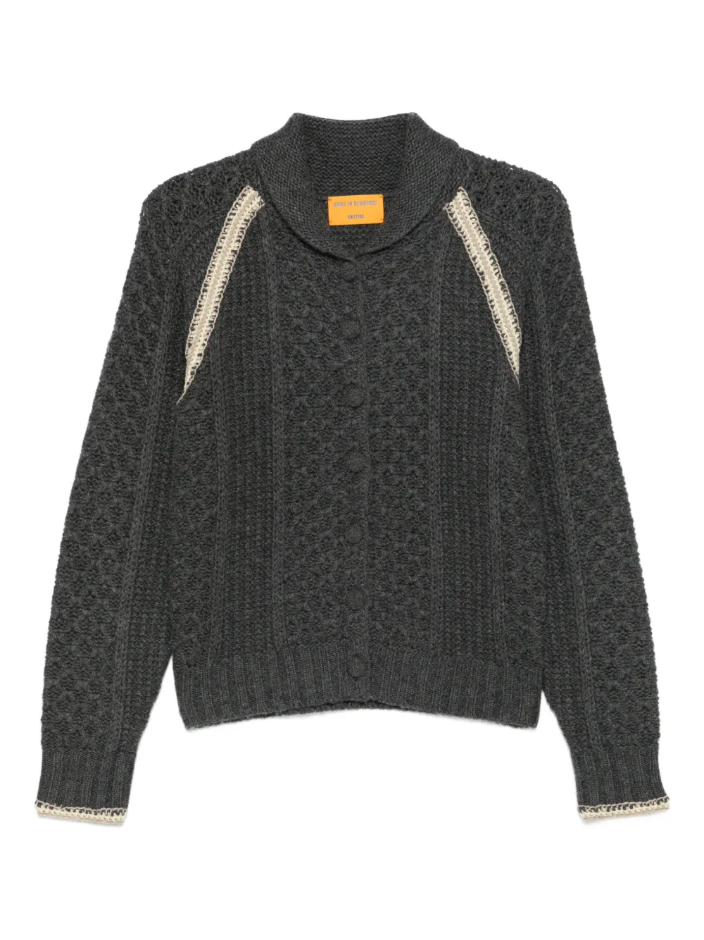 Guest In Residence cable marlowe cardigan | Grey | Image 1