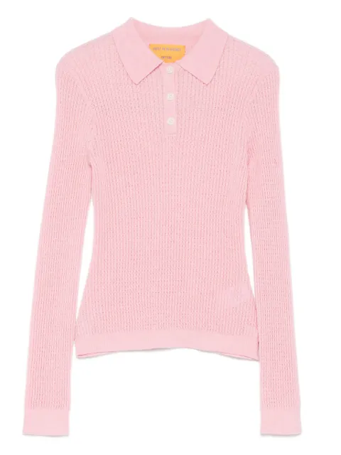 Guest In Residence long-sleeves polo top