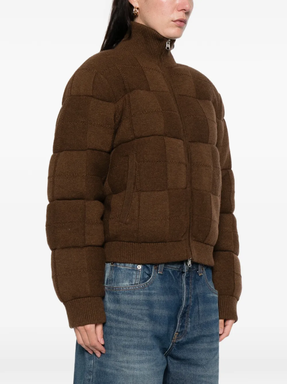  Guest In Residence Quilted Puffer Jacket - Brown 