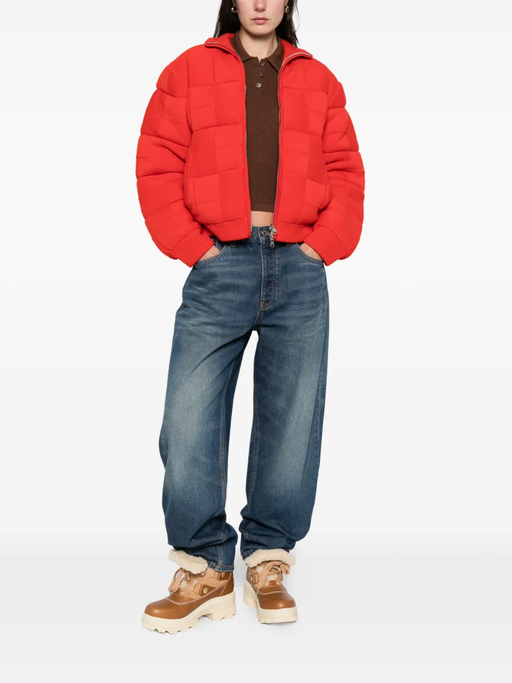 Guest In Residence Shrunken knitted polo top | Playeras tipo polo | Image 2