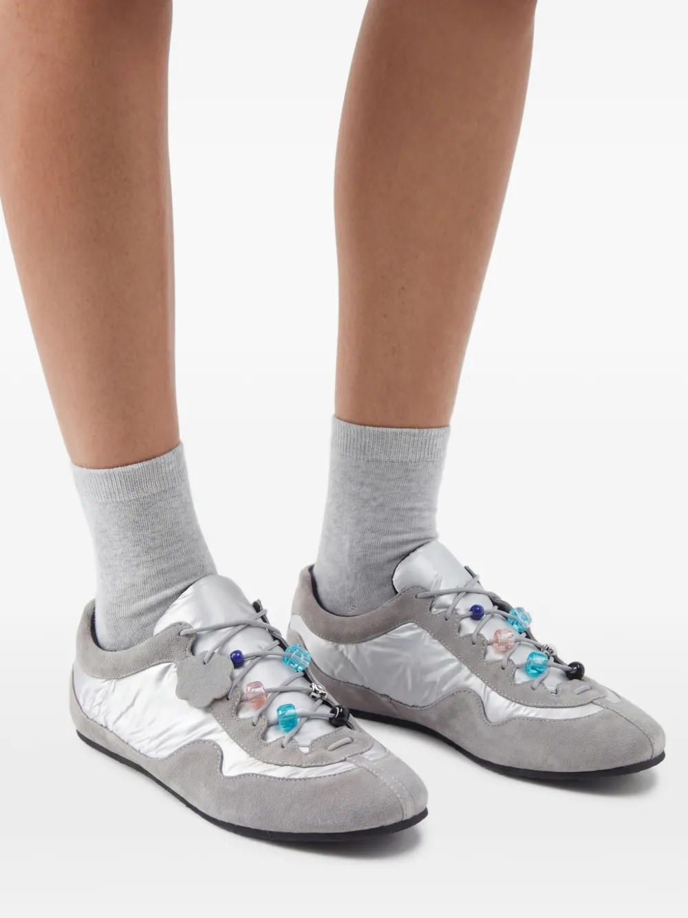 Cecilie Bahnsen Blaise verfraaide sneakers Grijs