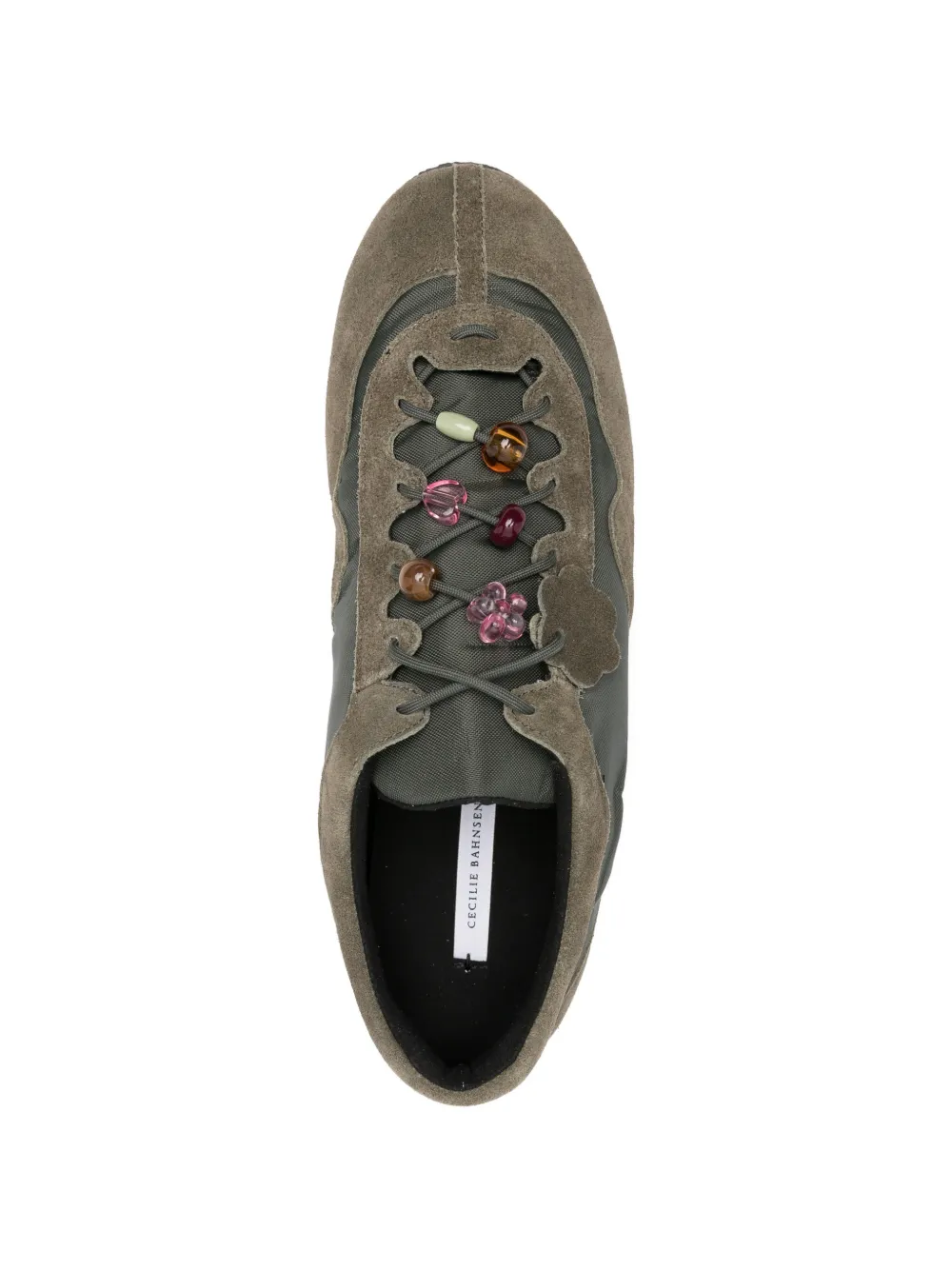 Cecilie Bahnsen Blaise suède sneakers Groen