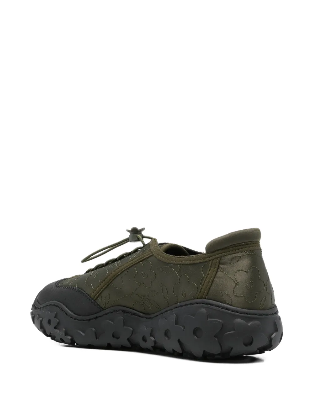 Cecilie Bahnsen Alina satin sneakers Groen