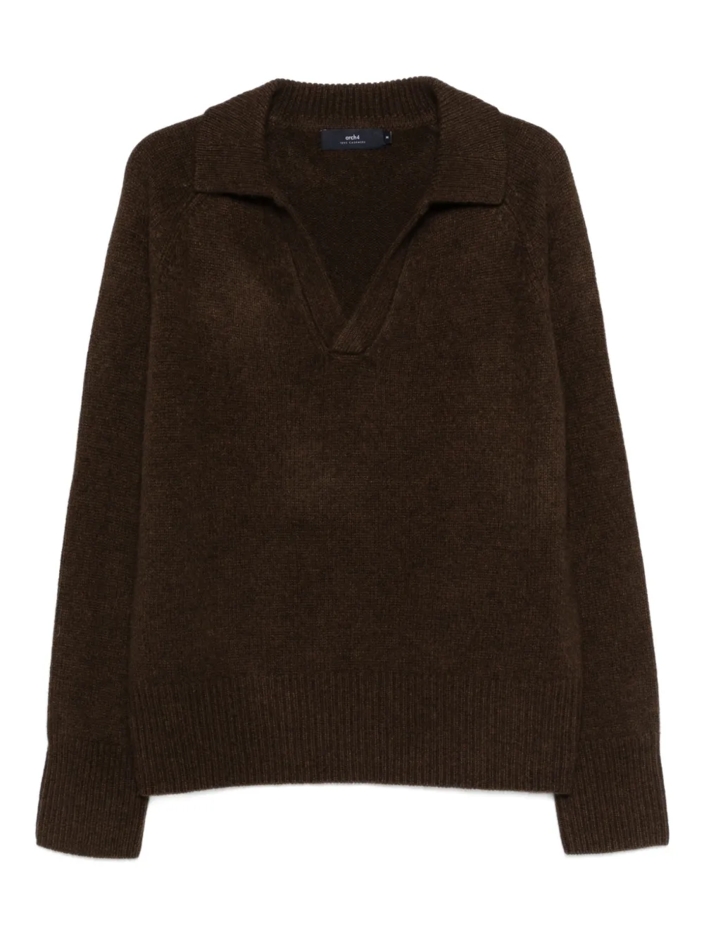 arch4 Mr Clifton V-neck sweater | Brown | Image 1
