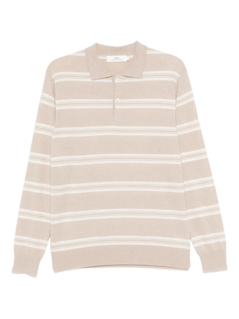 arch4 Swansea long-sleeve polo shirt - Toni neutri