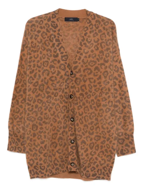 arch4 Mr Dubois leopard-print cardigan