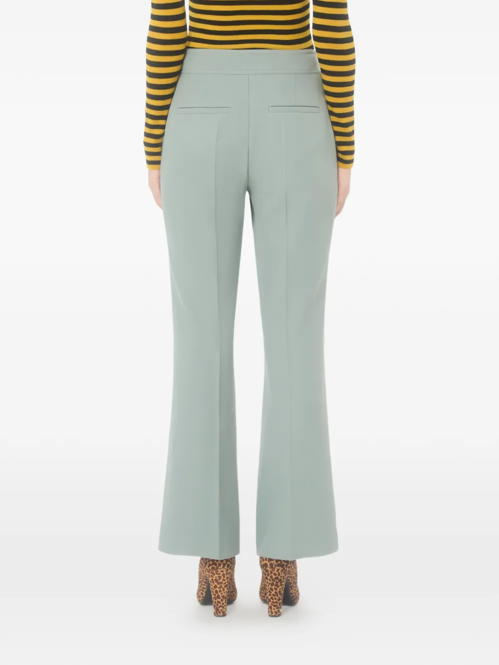 Valentino Garavani Flared pantalon Groen