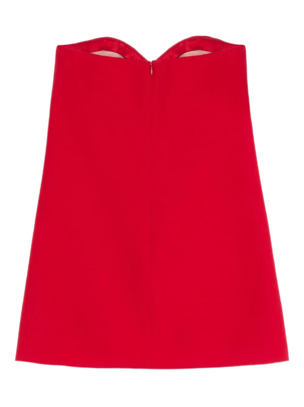 Valentino Garavani Mini-jurk met geborduurd hart - Rood
