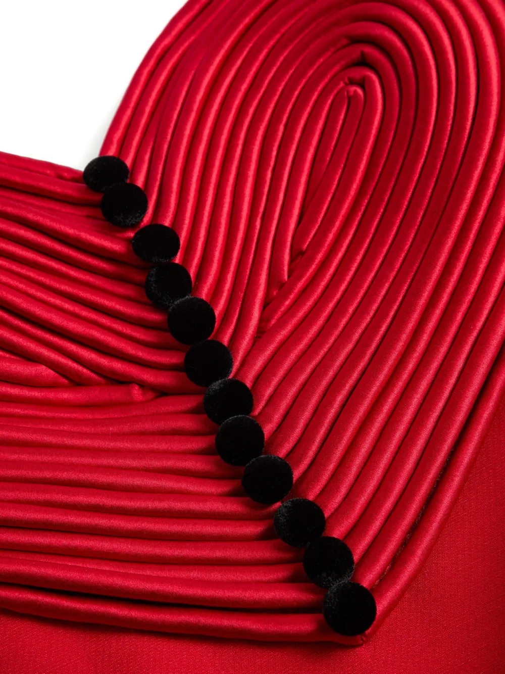 Valentino Garavani Mini-jurk met geborduurd hart Rood