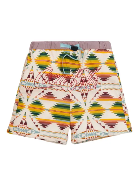 KITH x Coca-Cola x Pendleton patterned swim shorts