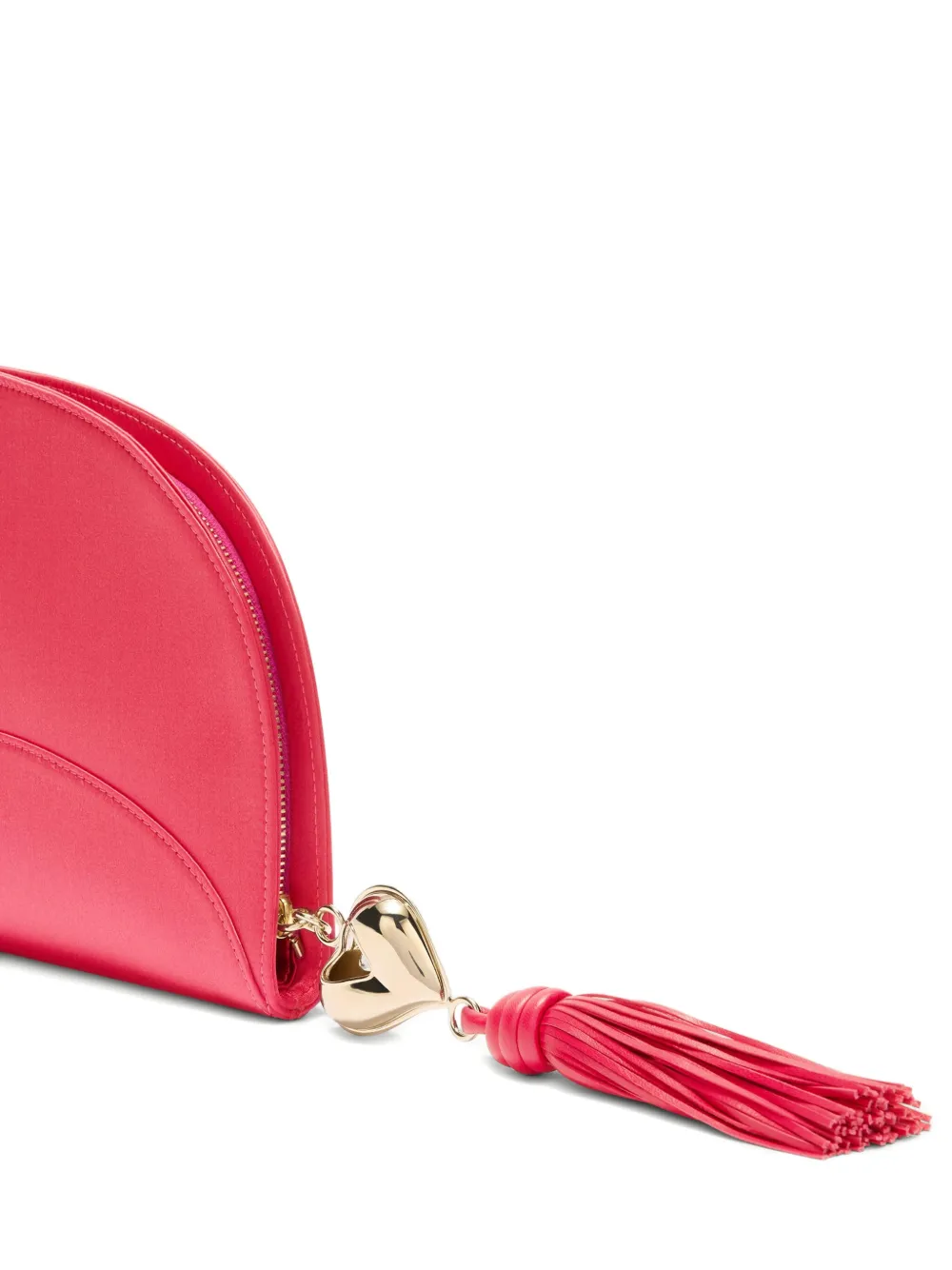 Genny Tassel-detailing Clutch Bag In Pink